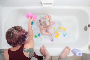 Behind The Scenes in the Bathtub